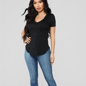 Fashion Nova Black Tee